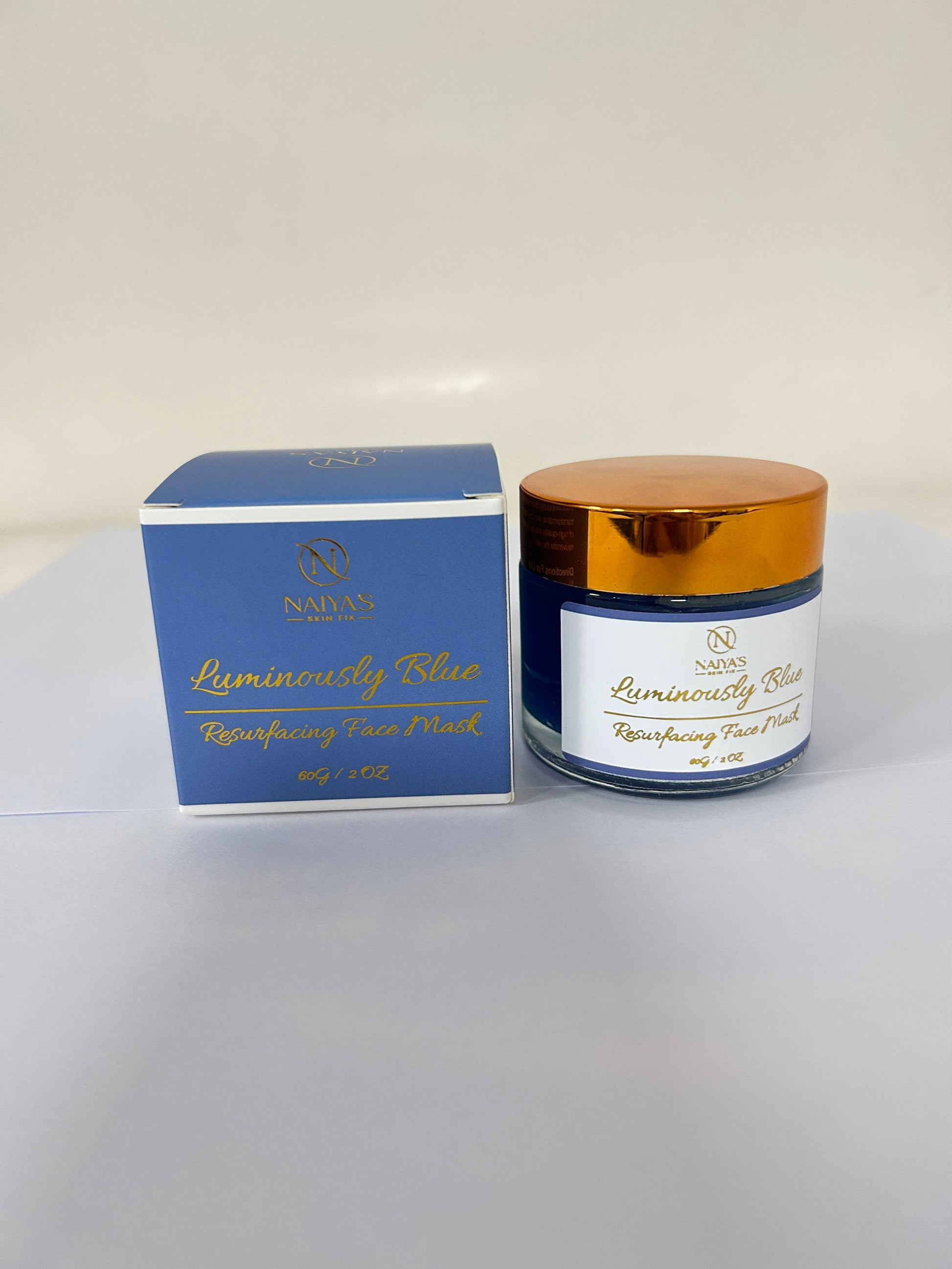 Luminously Blue Resurfacing Face Mask - Naiya's Skin Fix