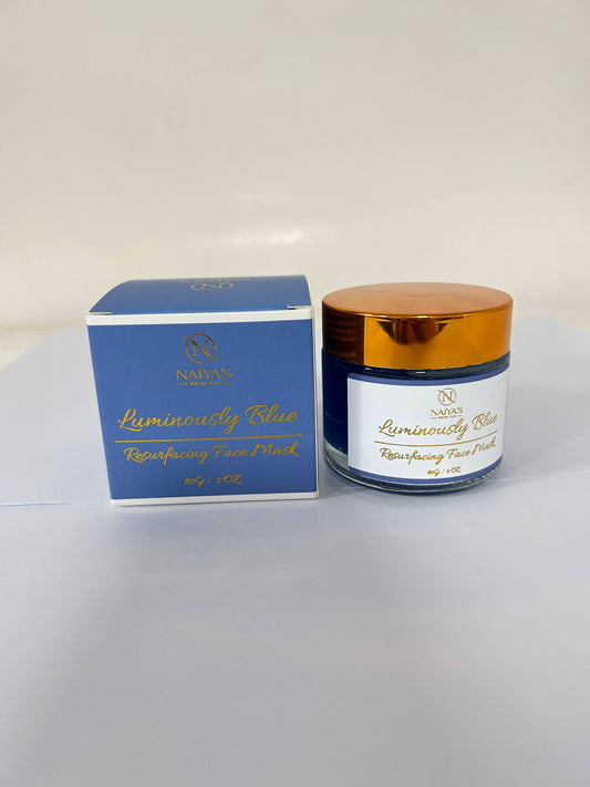 Luminously Blue Resurfacing Face Mask - Naiya's Skin Fix
