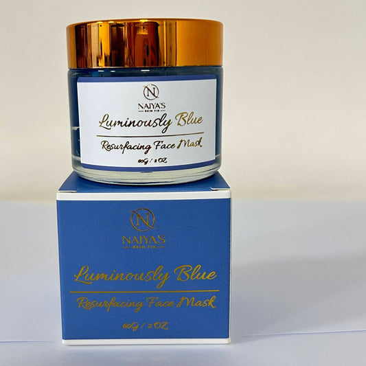 Luminously Blue Resurfacing Face Mask - Naiya's Skin Fix