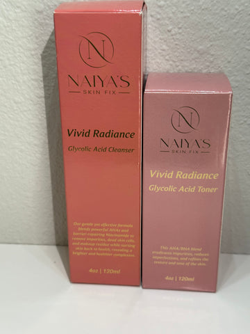 Vivid Radiance Glycolic Acid Duo( Cleanser & Toner)